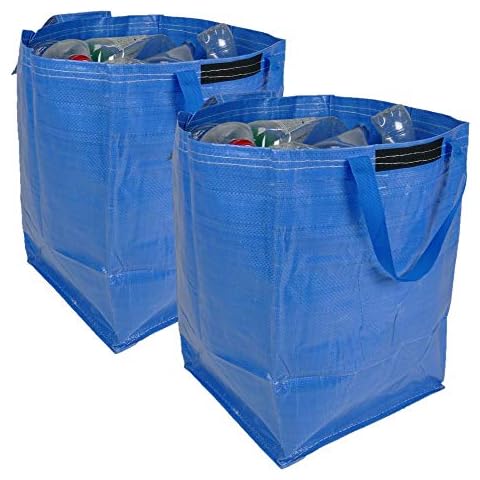 Sackmaker Bolsa de Reciclaje de 47 Litros con Solapa Superior y Asas Cover