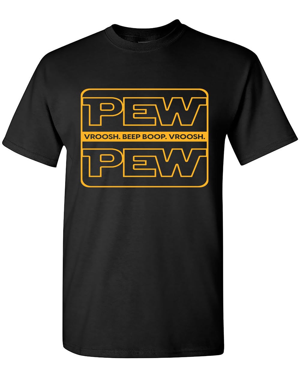 Sweet GiselePew Pew Wars Funny T-Shirt Sci-fi Space Science Sarcastic Tee for Geek Men Women