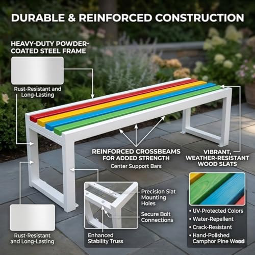 Banquette deux places résistante aux intempéries pour petits espaces - 4