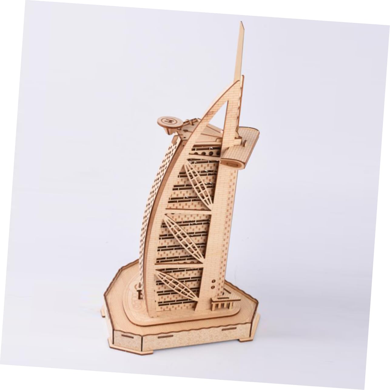 Puzzle 3d in Legno per Ragazzo Ragazza, Hotel Fai da Te Khaki