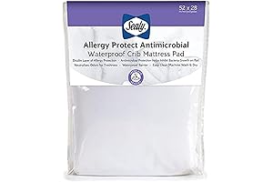 Sealy Cozy Dreams Waterproof Fitted Crib Mattress Pad: The Ultimate Safeguard for Your Baby's Slumber