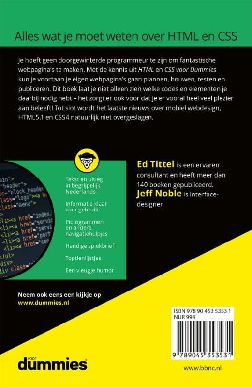 HTML en CSS voor Dummies