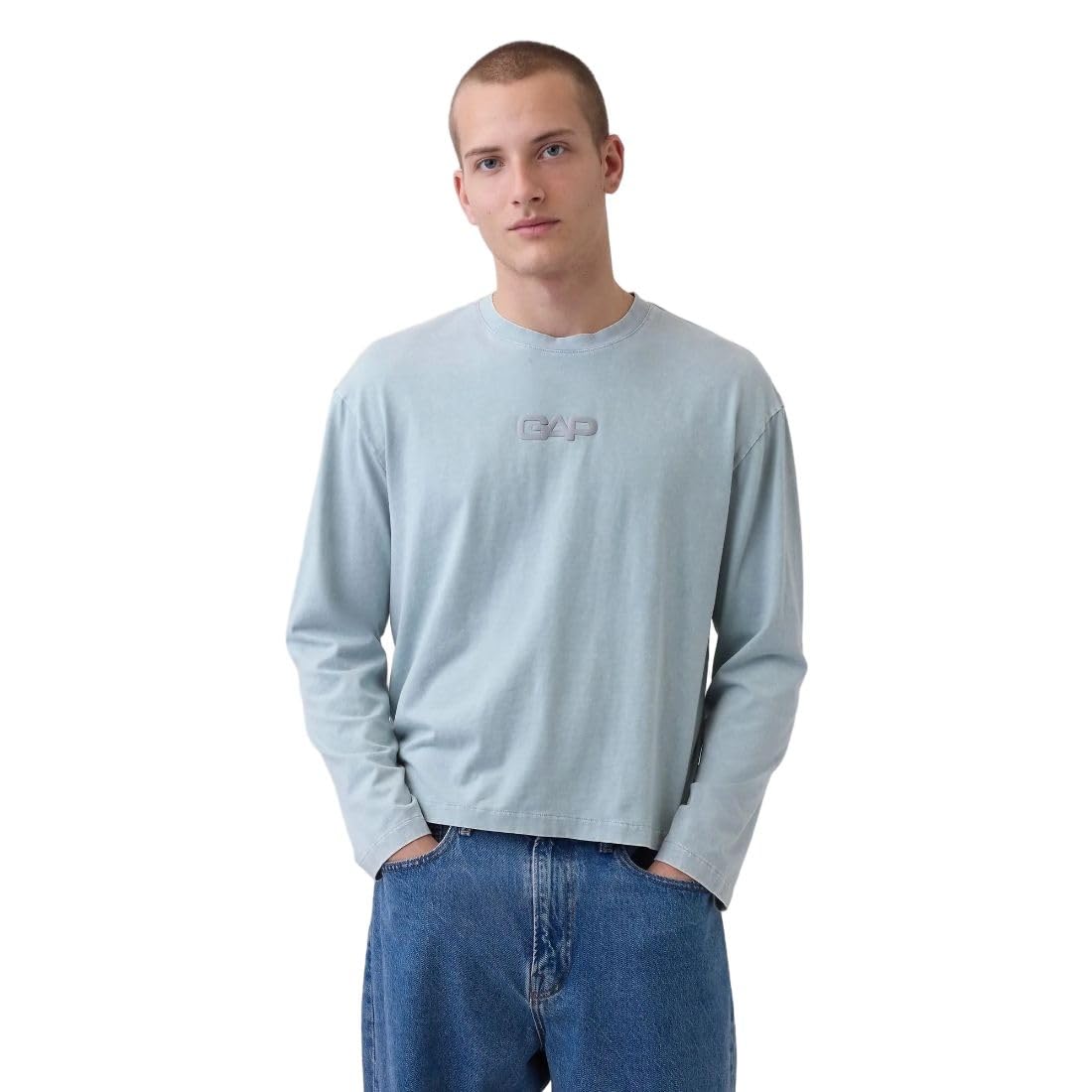 gap Men Printed Regular fit Long Sleeve Round Neck T-Shirt-picture-44