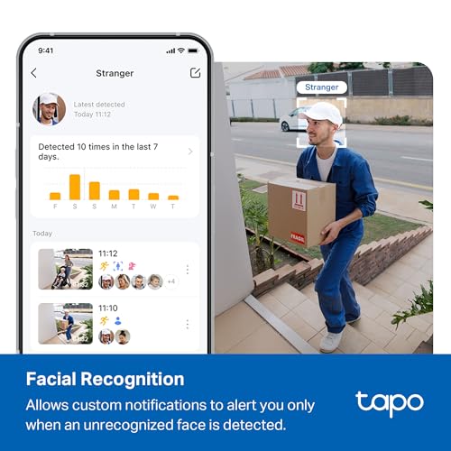 Image of Tapo 4K 8MP Wired Pan /Tilt Outdoor Security Camera, Free Person /Vehicle Detect & 360 Motion Track, Color Night, Local AI, SD /Cloud Storage, Works w /Alexa & Google Home, 2.4 GHz WiFi C560WS