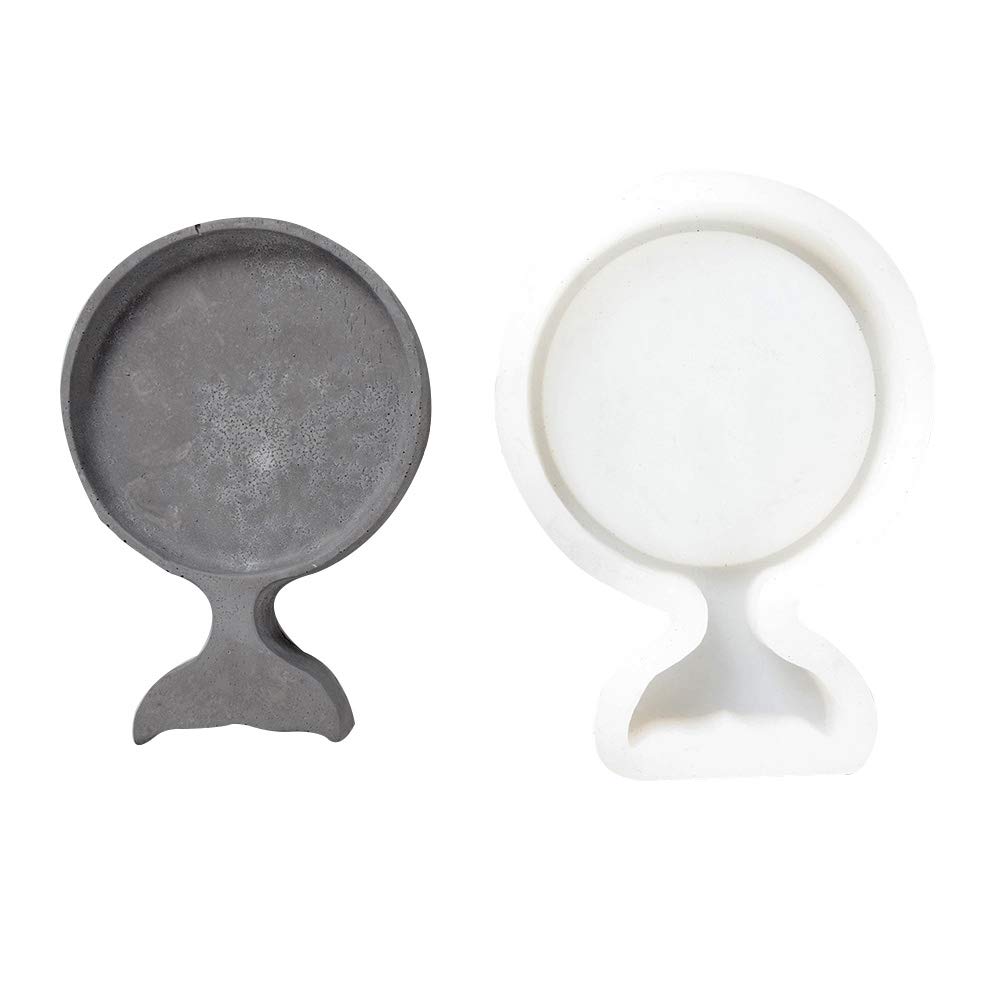 DIY Silicone Molds for Coaster Cement Handmade Decor Mould