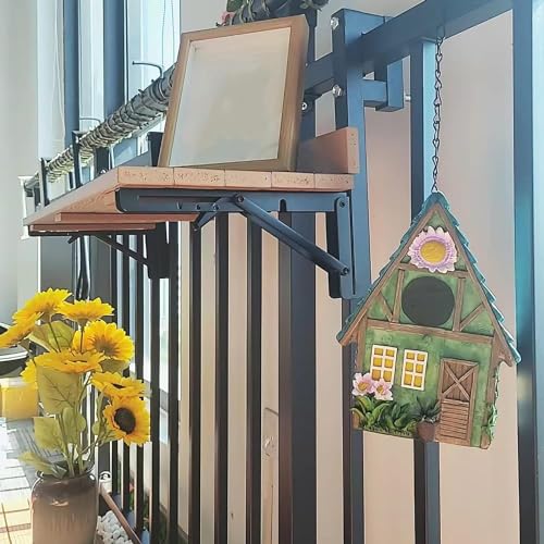Table de balcon suspendue rabattable et réglable 120cm - 5