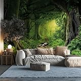 AMUGISH Nature Forest Wallpaper Wall Mural Tapestry Unpasted | Bathroom Bedroom Living Room Laundry Nursery