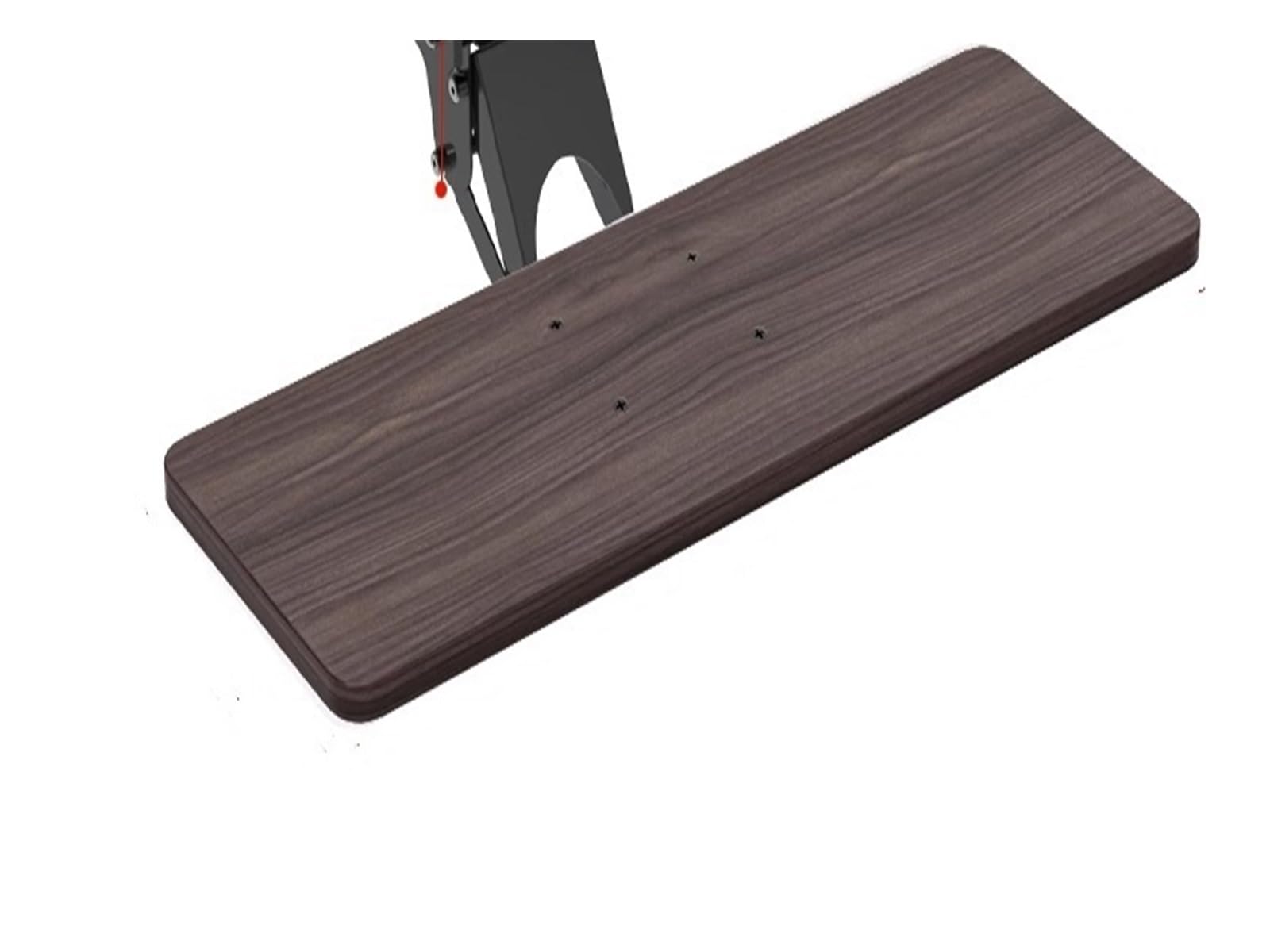 RGOEMHJ Adjustable Ergonomic Keyboard Tray Under Desk Mount Suitable for typing(Walnut,Regular 75CM)