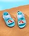 Disney The Little Mermaid Kids Sandals | Girls Ariel Sliders with Supportive Strap for Toddlers | Blue Slip-on Footwear