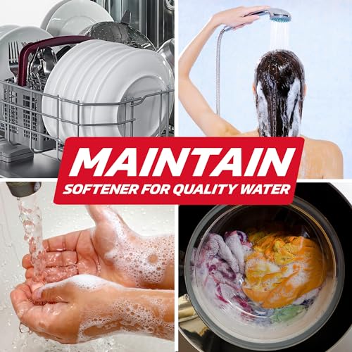 velocity water softener cleaner solution - 4 uses per bottle restores efficiency removes contaminants amp extends water softener life