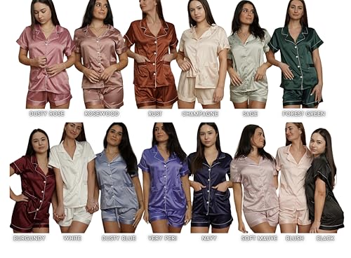 Sweet Sixteen Pajamas - Personalized Pajama Set for Women - Birthday Party Monogram Satin Pajamas Set - Birthday Gifts Sweet 16 Gift for Girls Multicolors4