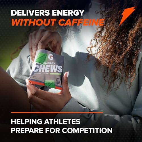 Image of Gatorade Energy Chews, Cool Blue, Caffeine Free, B12, 100 Calorie Pouches, (5 Pack)