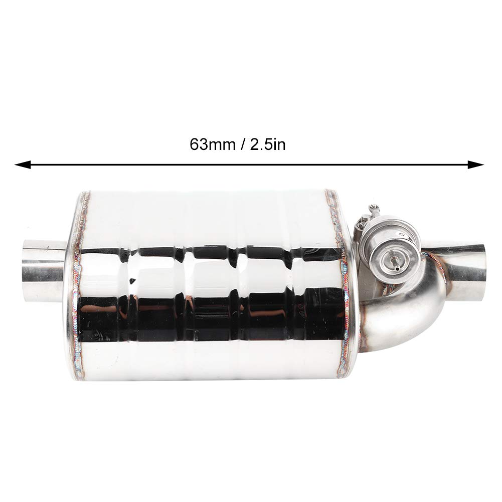 Amazon.co.jp: 63mm バイク ユニバーサルカー電動排気バルブ