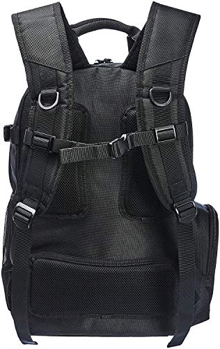 Image of Pahal Nylon Tool Bag Backpack Waterproof Heavy Duty for Tools of Electrician,Technician,Black 19 Pockets 18 INCH-Titan Pro