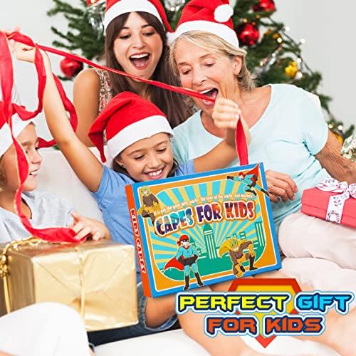 Toys for 3-12 Year Old Boys, Luckades Superhero Capes Costumes for Kids Age 3-12 Christmas Gifts Party Supplies for 3-12 Year 7