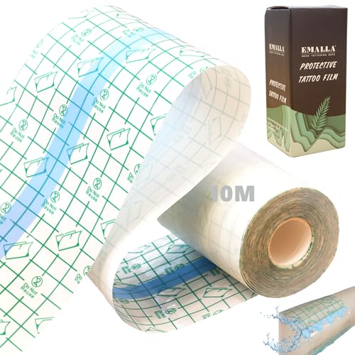 Tattoo Folie Heilung 10Cm x10M, Unihuby Tattoo Pflaster Wasserdicht Second Skin Tattoo Abdeckung Film Tattoo Aftercare Folie Tattoo Haut Wrap Tattoo Zubehör Tattoo Folie Heilung 10Cm x10M, Unihuby Tattoo Pflaster Wasserdicht Second Skin Tattoo Abdeckung Film Tattoo Aftercare Folie Tattoo Haut Wrap Tattoo Zubehör