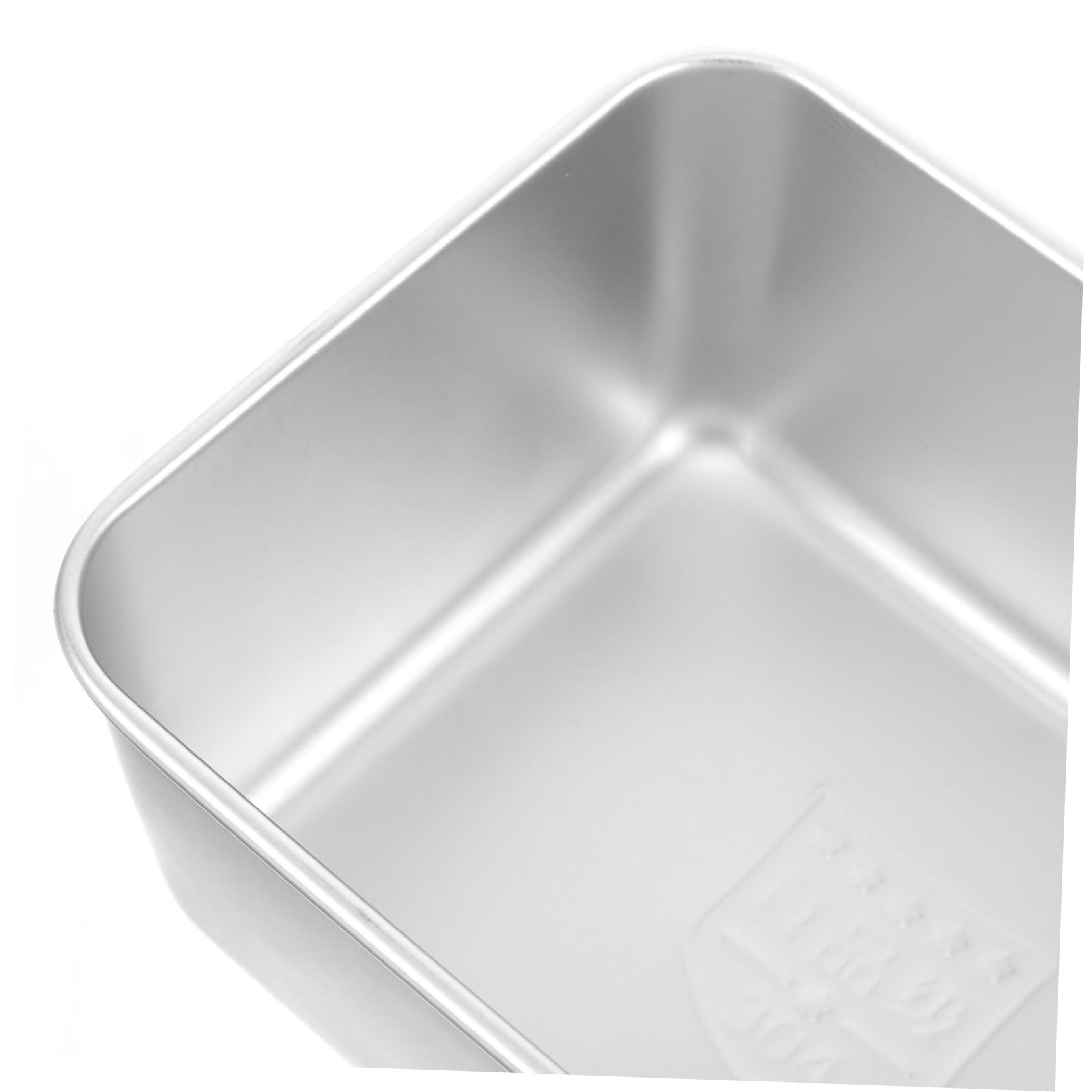 BESPORTBLE Bol De Pique- Contenants Alimentaires Tasse Bol De Soupe Étain Récipients À Soupe Rectangulaires Bols De Camping Bol De Camping en Métal 304 Matériel Silver