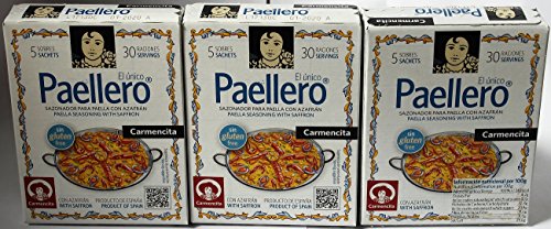 Sazonador Para Paella En Oferta Carmencita Sazonador Para Paella 20 Gr. (Pack De 3)