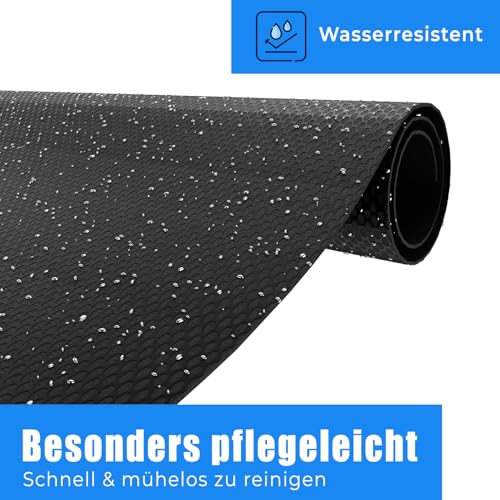 Universal Antirutschmatte 120x100 cm - Zuschneidbare, wasserdichte Schutzmatte für Kofferraum, Auto, Camping und Hundebox - Vielseitige Anti-Rutsch Schmutzfangmatte für Zuhause und unterwegs