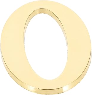 WHAMVOX Mailbox Magnetic Digital Outdoor Mailbox Outdoor Magnets Metal Mailbox House Numbers for Mailbox Metal Mailbox Numbers Mailbox Numbers Magnet Door Number Golden Metal Solid