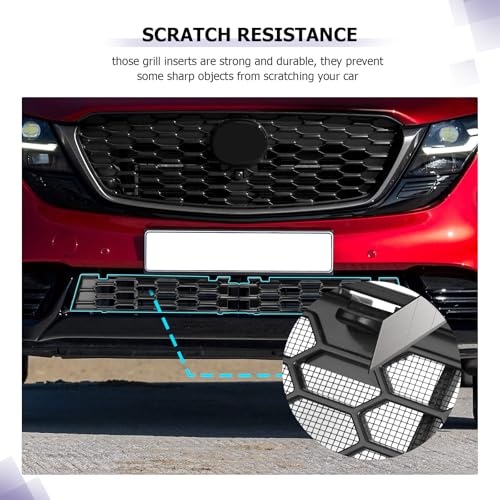 Image of LUWU Mazda CX-5 2026 Front Lower Grill Mesh Compatible With 2026 Mazda CX-5 Front Mesh Grill Inserts Trims Front Mesh Grille Cover Guard for Mazda CX5 2026 Car Exterior Accessories ABS Material Black