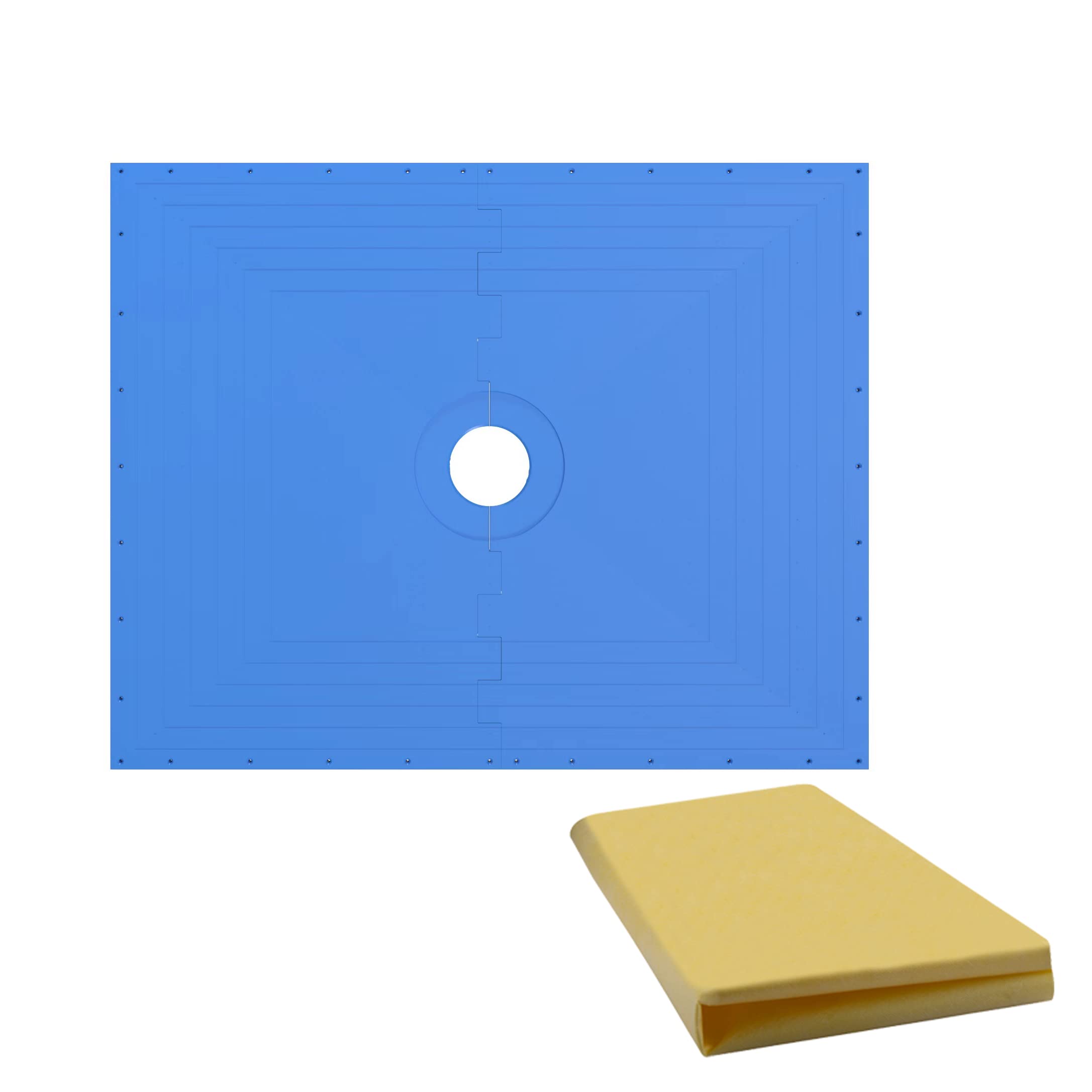 Uni-Green 2 pcs Interlocking Shower Pan 60X48