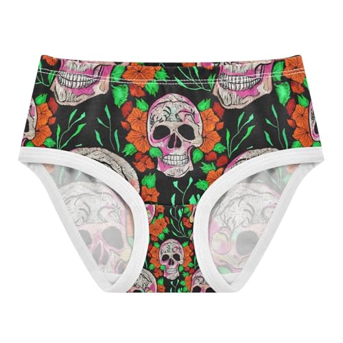 Gothic Skulls Toddler Girls's Underwear 2T 202c1116