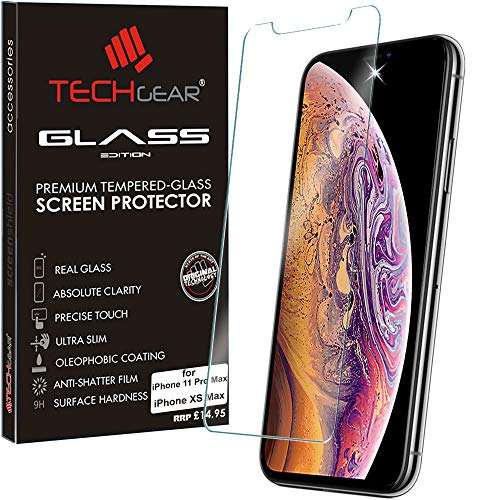 TECHGEAR iPhone 11 Pro Max/XS Max Tempered Glass Screen Protector