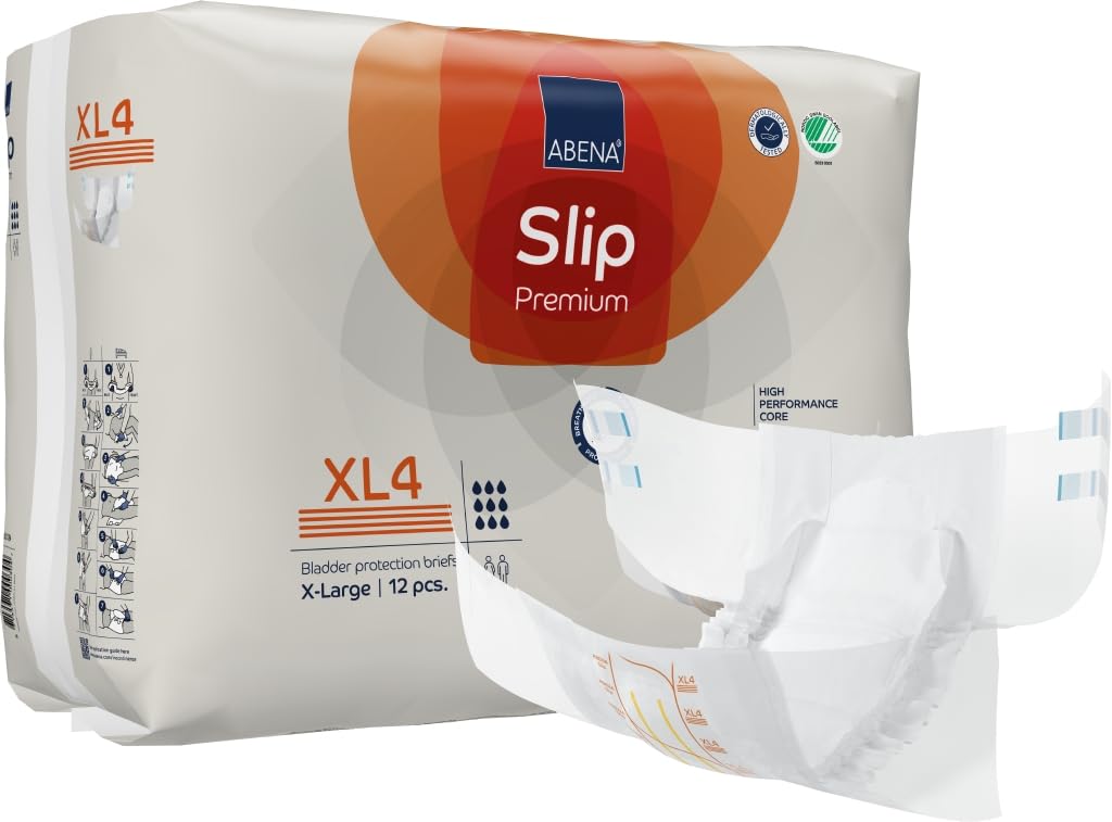 Pañales Adulto Abena Slip Premium XL4 Talla XL | Pack 4x12UN
