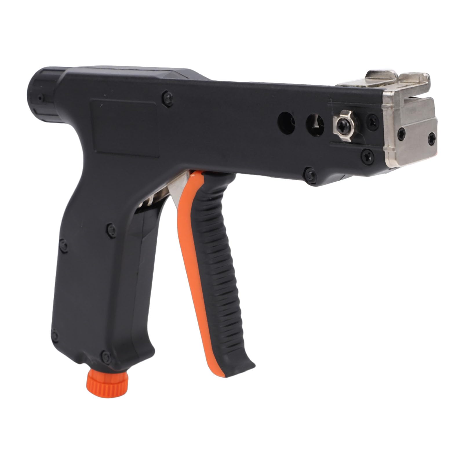 Eujgoov Pistolet do Opasek Kablowych, Samoblokujące Szczypce Nastawne ze Stali Wysokowęglowej do Nylonowych Opasek Kablowych 2–12 Mm, z Narzędziem Automatycznego Odcinania
