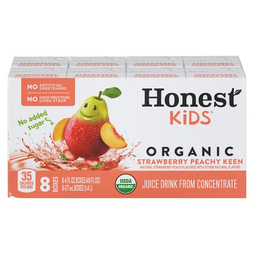 Honest Kids, Strawberry Peachy Keen, 48 Fl Oz