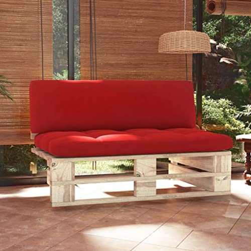 DYRJDJWIDHW Sillon Cama,Sofa 3 plazas,Sofas de Salon 3 plazas,Sofá Central de palets para jardín Madera Pino impregnadaAdecuado para salón, Dormitorio
