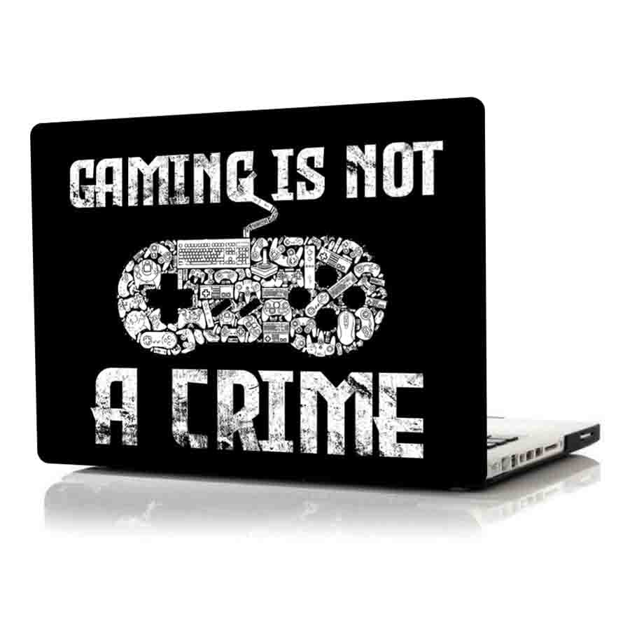 Corporate Laptop Skin Decal|Gaming Is Not A Crime| Laptop Sticker/Skin|Printed on Vinyl, Scratchproof, HD Quality, Easy to Apply, Laptop Sticker for all types of Laptops and Model upto 15.75 inches (B09XB1R3NZ) Amazon Price History, Amazon Price Tracker