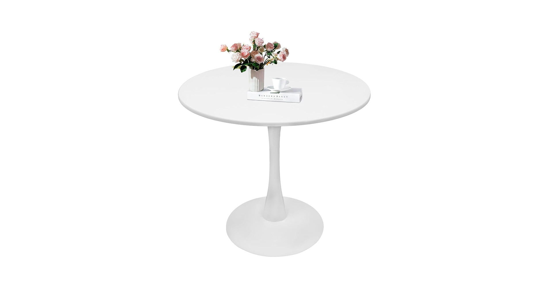 Amazon.com - Howhio Round White Dining Table, 31.5