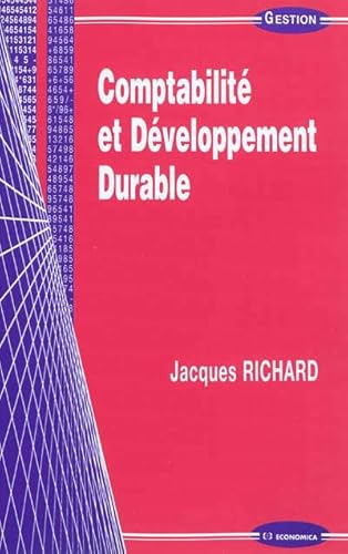 livre Comptabilité et développement durable