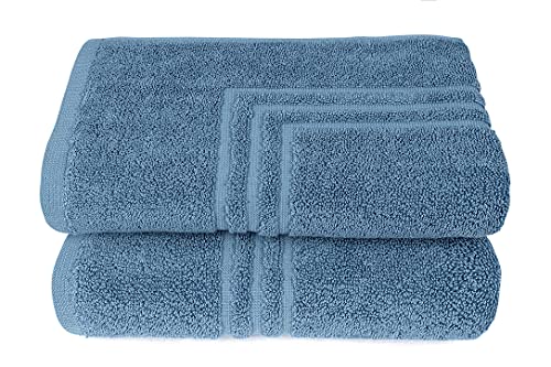 MAURAHOME - 2er Pack Badvorleger, Frottee Duschvorleger, 100% Baumwolle Badematte 50x70cm,...