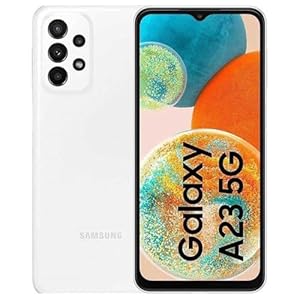 Samsung Galaxy A23 5G Android Smartphone, 6, 6 Zoll LCD-TFT Display, 5.000 mAh Akku, 64 GB/4 GB RAM, White