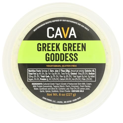 CAVA MEZZE Greek Green Goddess Dip, 8 OZ