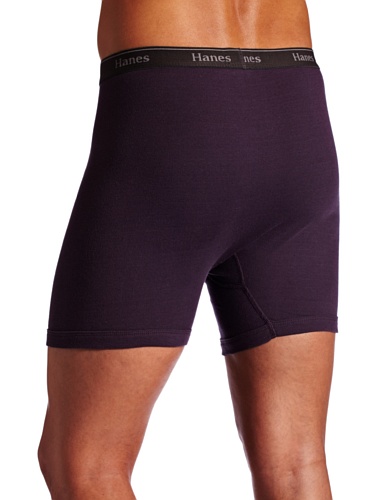 Hanes Mens 4-Pack Classic Comfort Flex Waistband Cotton Boxer Brief Underwear2