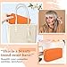 Nylon Small Makeup Bag for Purse, Cute Preppy Makeup Bag Cosmetic Zipper Pouch Purse, Waterproof Portable Travel Toiletry Bag Clutch Makeup Brush Bag Organizer Storage for Women Men Girls(Orange)