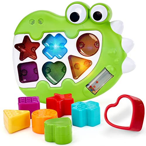 1 Year Old Toys For Boys Girls - Light Up Shape Sorter Musical Toys For Toddlers 1-3 - Montessori Toys For 1 Year Old Boy Gifts - Toddler Learning Toys Ages 1-2 - One Year Old Boy 1St Birthday Gift #TOP26