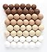 Mini Felt Factory | Wool Felt Balls Set Seasonal Brown Boho Tan Neutral Tone (120 Pcs 2.5cm) Craft Garland DIY Project Boho Handmade Supplies Bulk Home Decor Baby Mobile Montessori Cat Bunting