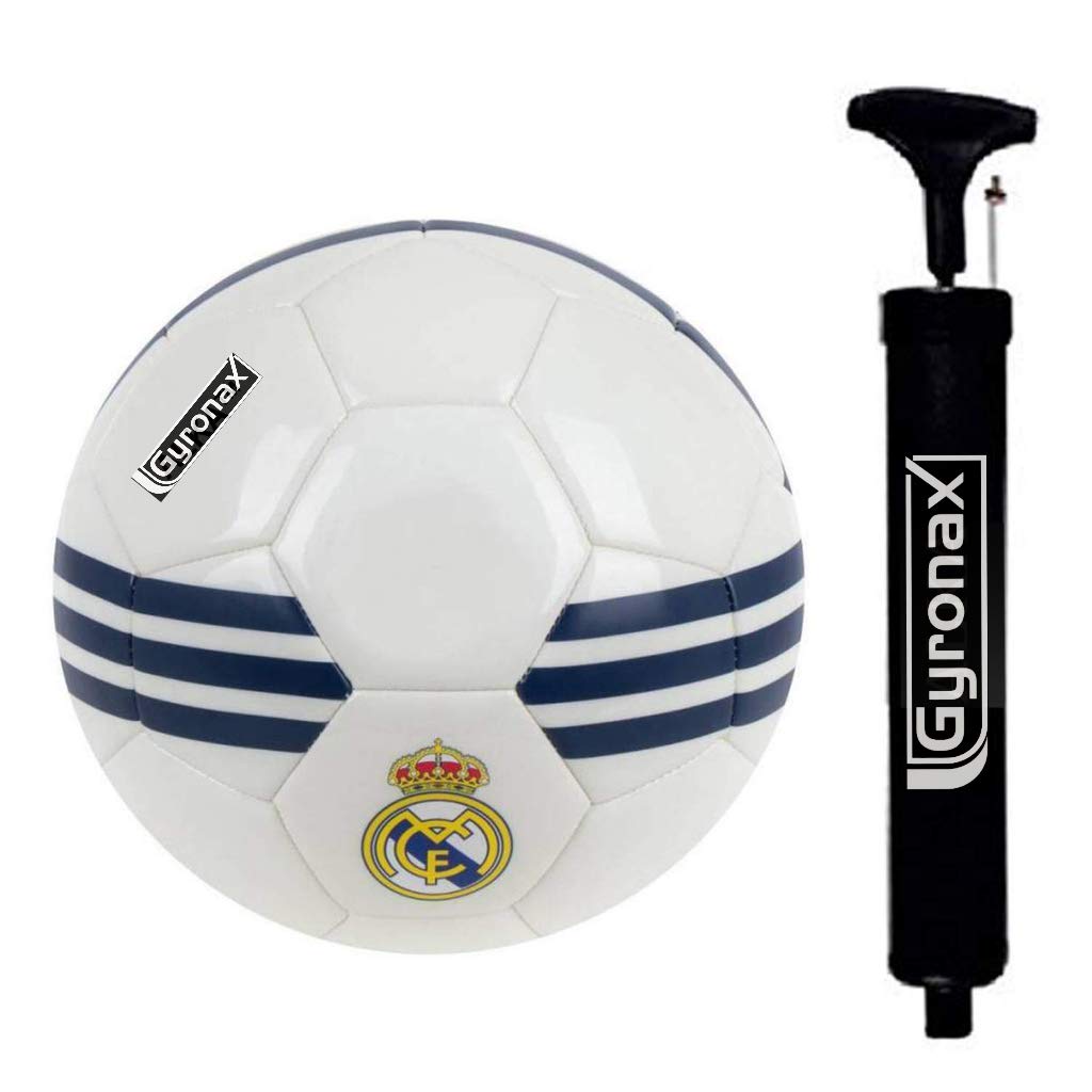 Gravin White Real Madrid Football with Football Pump Combo & Air niddle, Size 5 No (B07VS8TQ9M) Amazon Price History, Amazon Price Tracker