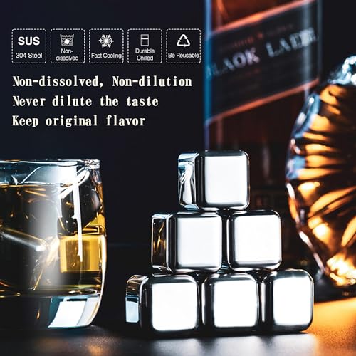 Canwupon 36Pcs Stainless Steel Metal Ice Cubes Reusable thumb #2