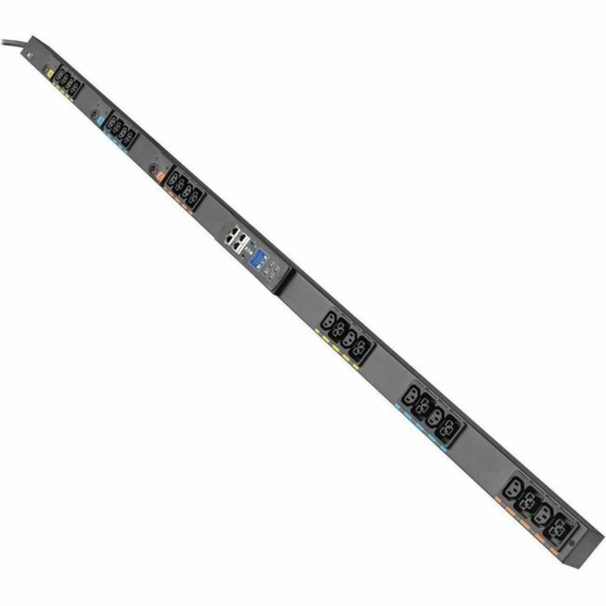 Eaton Electrical - EVMA2120A - Eaton 3-Phase Managed Rack PDU G4, 120/208V, 24 Outlets, 16A, 5.8kW, L21-20 Input, 10 ft.
