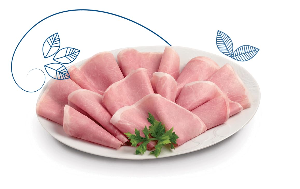 Prosciutto Cotto Rosaspina 3,8 kg – Alta Qualità, Delicato e Morbido – Ideale per Gastronomia, Panini e Ristorazione