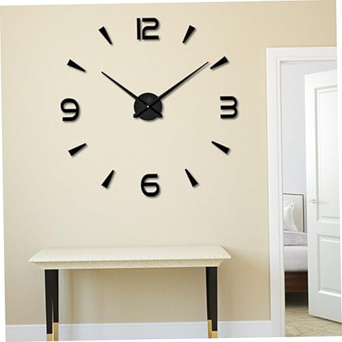 Miniatura 5 de DECHOUS Relojes de pared de gran tamaño, reloj de pared grande de gran tamaño, relojes de pared modernos relojes de pared de acrílico para pared 3D
