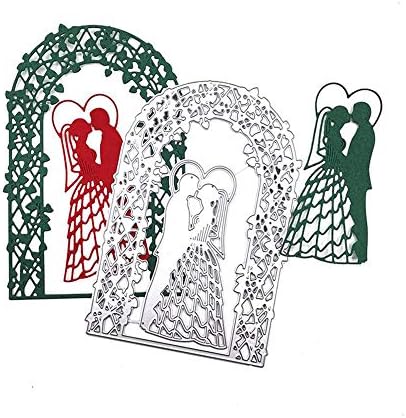 4-teiliges Metall-Stanzformen Set - Herz Liebe Spitzenschablonen Für Basteln