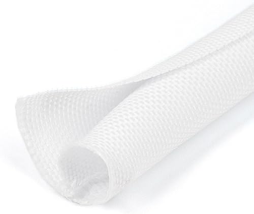 Miniatura 9 de Funda de organización de cables trenzados divididos de 3/16 pulgadas para cable USB, cable de alimentación de audio y video, protector de cable de