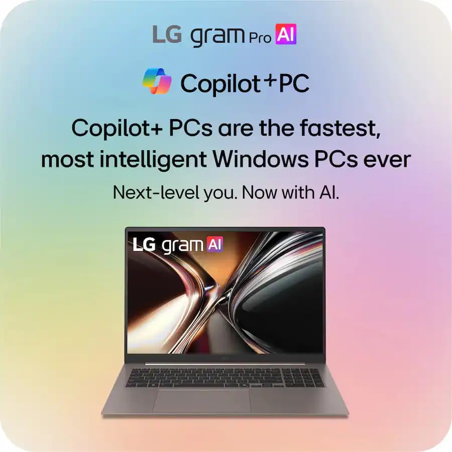 Image of LG Gram Max 17 inch 2.5K Touchscreen Laptop, Intel Ultra 7 Processor 355 Copilot AI+ PC- 32GB RAM,4TB SSD - Copilot + PC WQXGA IPS Display, WiFi 7 Backlit KB Lightweight Business Notebook, Windows 11 Pro